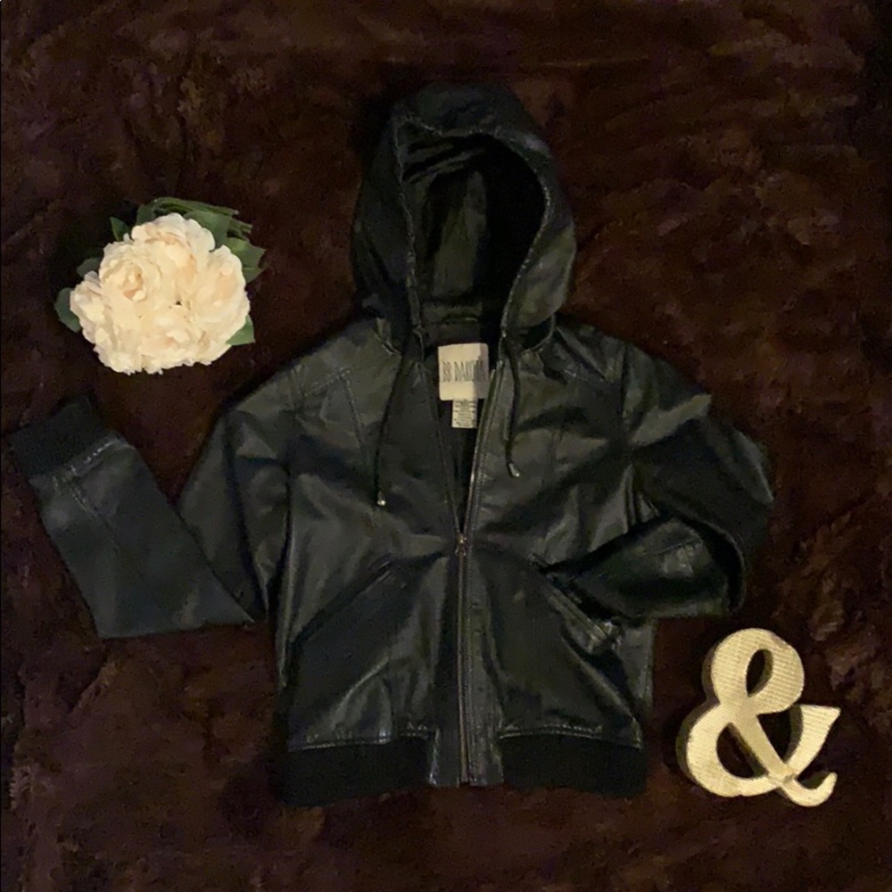 BB Dakota leather bomber jacket